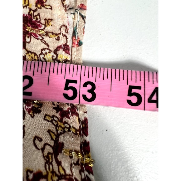 Drew by Anthropologie Naomi Floral Maxi Dress Patchwork Morocco Size S - Picture 8 of 14